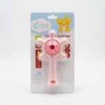 Baby Silicone Rattle Teether - Pink - Image 3