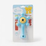 Baby Silicone Rattle Teether - Blue - Image 2