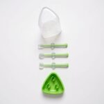 Baby Oral Care Silicone Toothbrush 3pcs - Green - Image 2