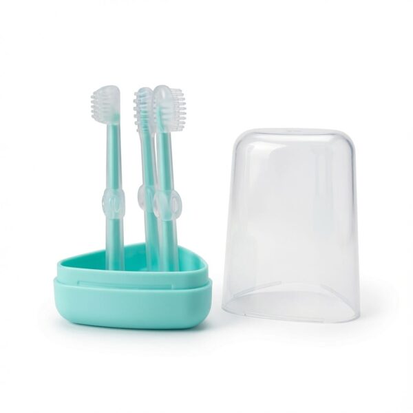 Baby Oral Care Silicone Toothbrush 3pcs - Paste