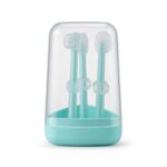 Baby Oral Care Silicone Toothbrush 3pcs - Paste - Image 2