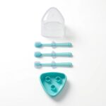 Baby Oral Care Silicone Toothbrush 3pcs - Paste - Image 3