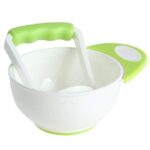 Baby Food Masher Bowl - Green - Image 5