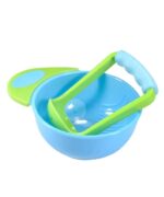 Baby Food Masher Bowl Full Colour - Blue
