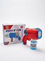 Automatic Electric Bubble Gun Toy – Red