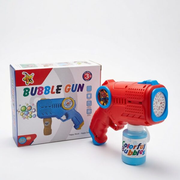 Automatic Electric Bubble Gun Toy – Red