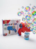 Automatic Electric Bubble Gun Toy – Red - Image 7