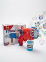 Automatic Electric Bubble Gun Toy – Red - Image 3