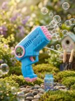 Automatic Electric Bubble Gun Toy – Blue - Image 3