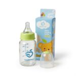 Applebear Glass Feeding Bottle 120ml – Green