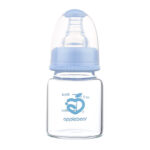 Applebear Glass Feeding Bottle 60ml – Blue