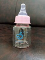 Applebear Glass Feeding Bottle 60ml – Pink - Image 3