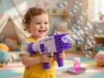 36 Hole Electric Bubble Gun  Machine - Purple - Image 2