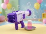 36 Hole Electric Bubble Gun  Machine - Purple - Image 3