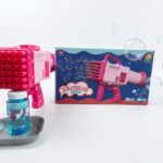 36 Hole Electric Bubble Gun  Machine - Pink