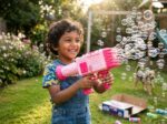 36 Hole Electric Bubble Gun  Machine - Pink - Image 2