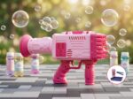 36 Hole Electric Bubble Gun  Machine - Pink - Image 3