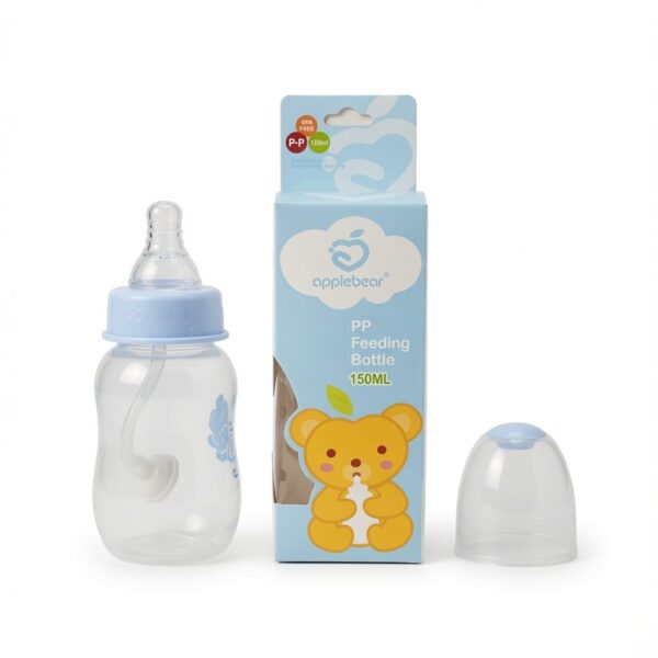 Applebear Plastic Feeding Bottle 150ml – Blue