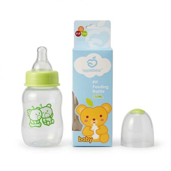 Applebear Plastic Feeding Bottle 150ml – Green