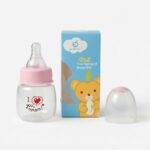 Applebear Plastic Feeding Bottle 60ml – Pink