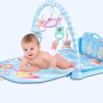 Harmonium Multi-Functional Baby Piano Fitness Gym Play Mat - Blue