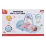 Harmonium Multi-Functional Baby Piano Fitness Gym Play Mat - Blue - Image 4