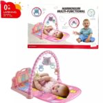 Harmonium Multi-Functional Baby Piano Fitness Gym Play Mat - Pink - Image 2