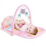 Harmonium Multi-Functional Baby Piano Fitness Gym Play Mat - Pink