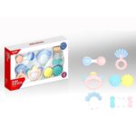 Huanger Baby Rattles & Teether Toy Set 6pcs - Image 2