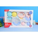 Huanger Baby Rattles & Teether Toy Set 6pcs - Image 4