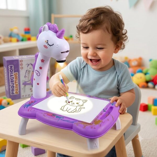 Projection Painting Art & Drawing Board for Kids