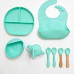 BPA Free Baby Silicone Feeding Set 8pcs – Paste