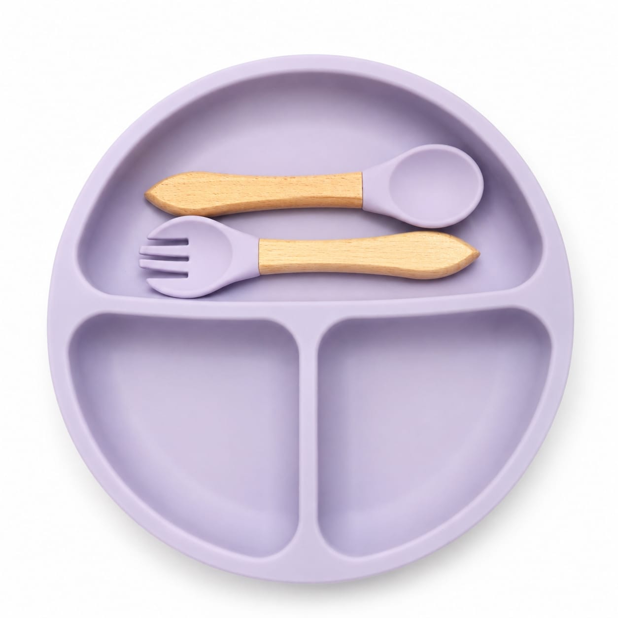 WhatsApp Image 2026-07-07 at 8.53.22 AM Food Grade Silicone Dining Plate - Purple - Image 1