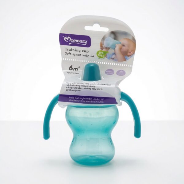 Momeasy Training Cup Soft-Spout With lid - Green