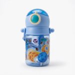 Momeasy Baby Water Bottle With Straw 360ml - Blue - Image 2