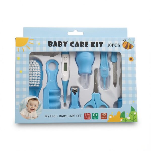Baby Health Care Kit Set 10pcs – Blue