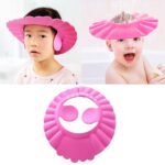 Adjustable Baby Bath Shower Cap - Pink - Image 3