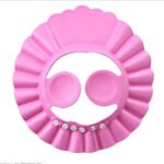 Adjustable Baby Bath Shower Cap - Pink - Image 2