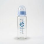 Applebear Glass Feeding Bottle 200ml - Blue
