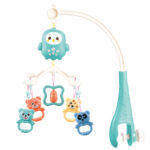 Happy Bed Bell Toy with Music, Light & Remote Function – Blue - Image 3