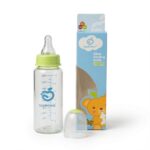 Applebear Glass Feeding Bottle 200ml - Green