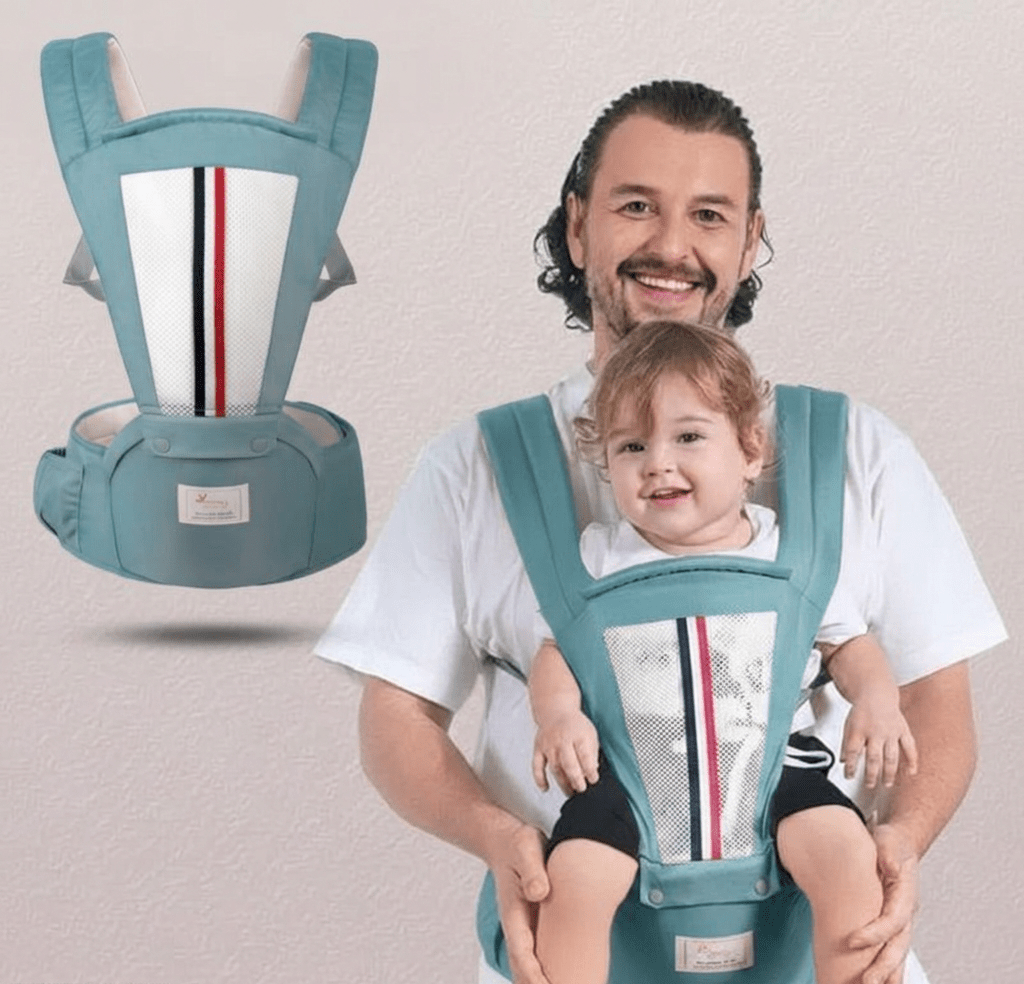 imama-Premium-Hip-Seat-Baby-Carrier-Bag-Paste imama Premium Hip Seat Baby Carrier Bag – Paste - Image 1
