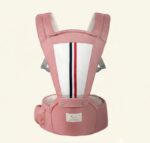 imama Premium Hip Seat Baby Carrier Bag – Pink - Image 2