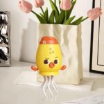 Rechargeable Dancing Octopus Toy With Music & LED Lights - Yellow - Image 4