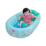 Safe Inflatable Baby Bathtub - Green - Image 2