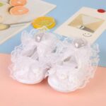 Baby Flower Shoes For Girls - White