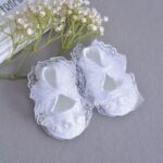 Baby Flower Shoes For Girls - White - Image 4