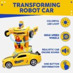 Transformer Robot Car Toy - Yellow - Image 9