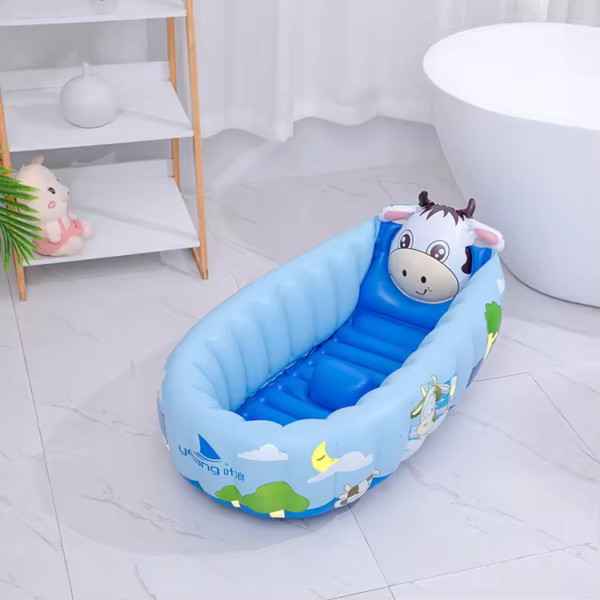 Safe Inflatable Baby Bathtub - Blue