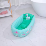 Safe Inflatable Baby Bathtub - Green